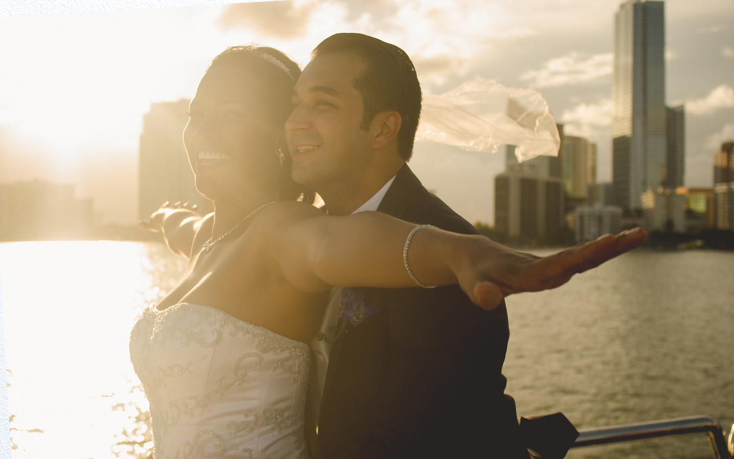 Boat Wedding Photography - Miami Beach